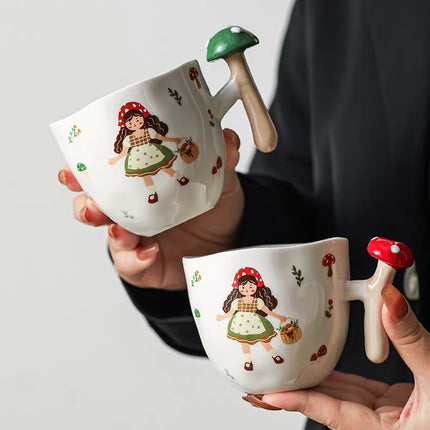 Mushroom chilli crafted mug