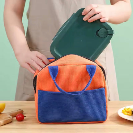 حقيبة غداء معزولة حرارية محمولة