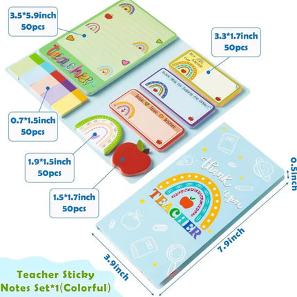 1 Pc teacher Cartoon Sticky Notes
