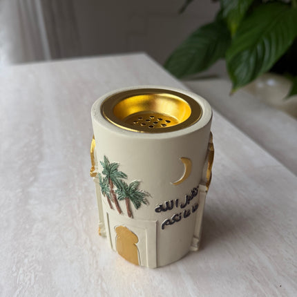 Resin essence palm tree Ramadan theme