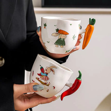 Mushroom chilli crafted mug