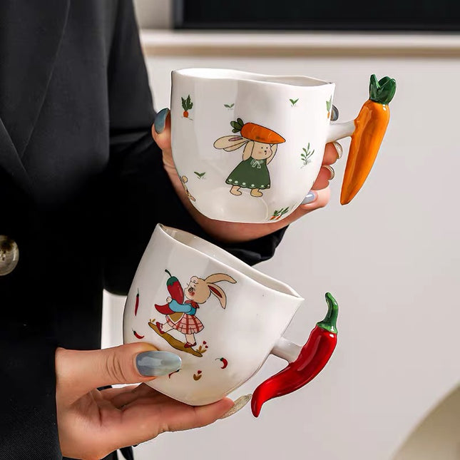 Mushroom chilli crafted mug