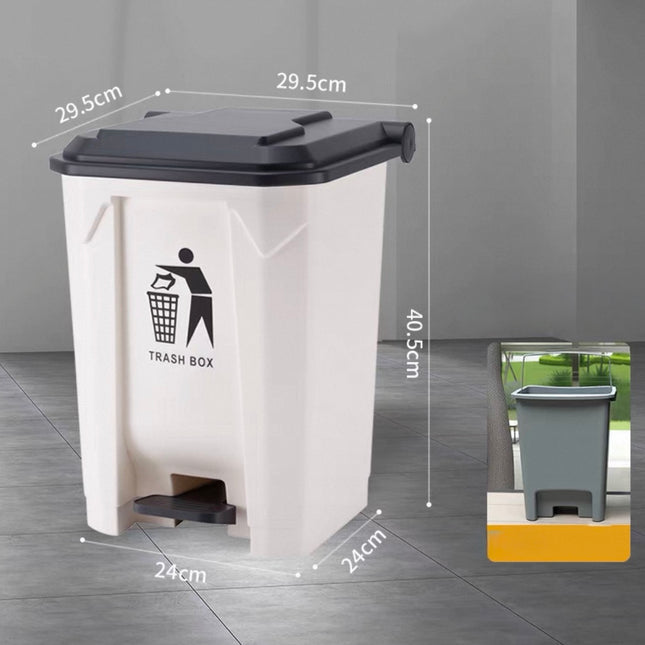 20L trash can foot operated