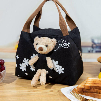 حقائب غداء معزولة على شكل دب