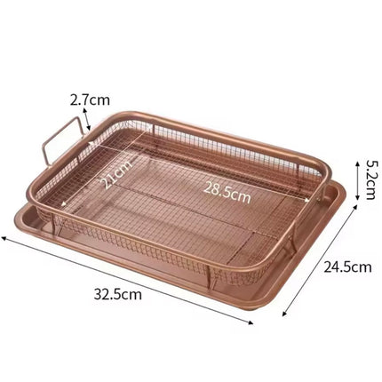 صينية خبز نحاسية للقلي بالزيت