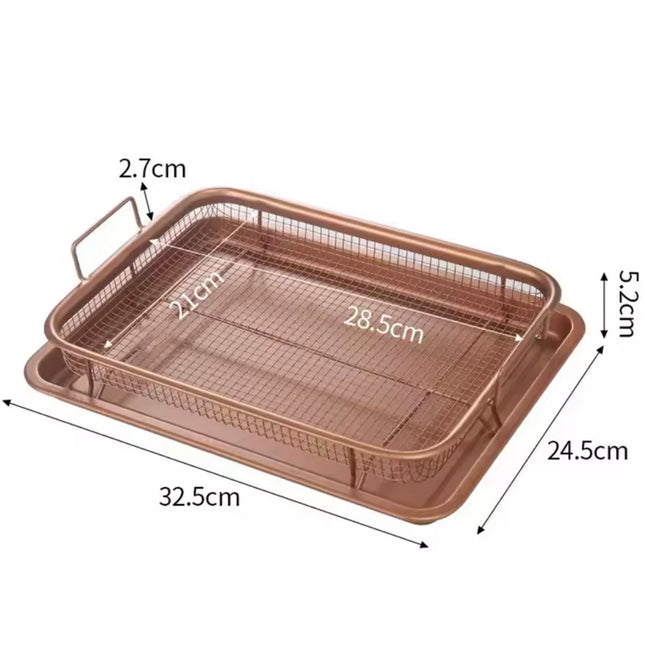 صينية خبز نحاسية للقلي بالزيت