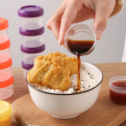 مجموعة صناديق إعادة تعبئة الصلصة