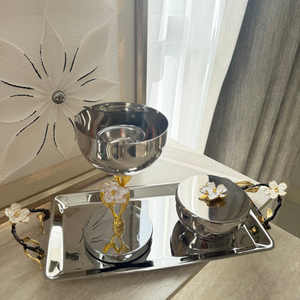 Silver luxury essence set