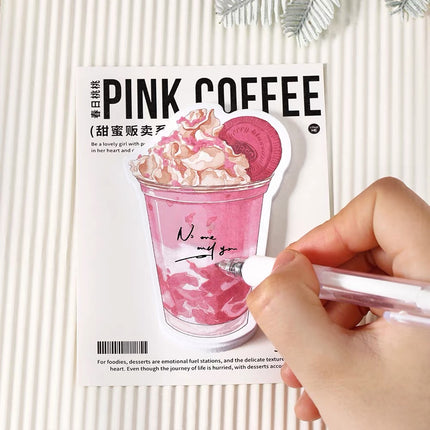 3 pcs set (30Sheets Paper Sticky Notes sweet pink cake sweet series.