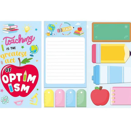 1 Pc teacher Cartoon Sticky Notes