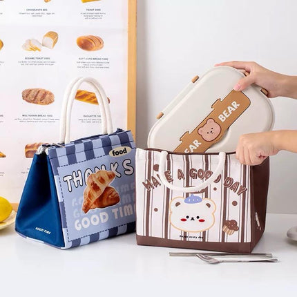 حقيبة غداء كرتونية مقاومة للماء