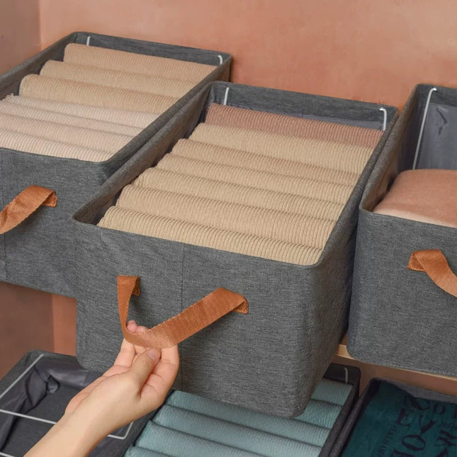 Space-Saving Foldable Drawer box