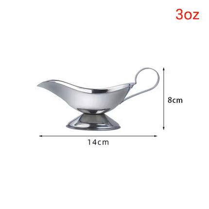 قارب من الفولاذ المقاوم للصدأ 304 يقطر صلصة