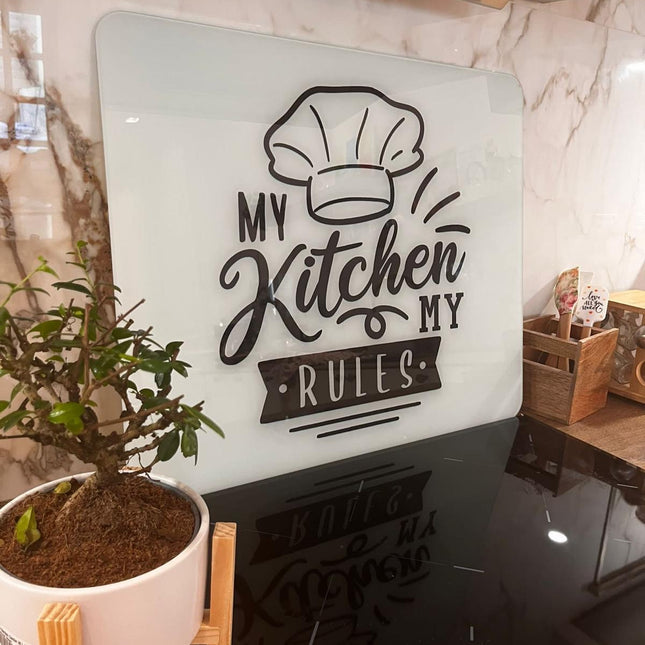 غطاء واقٍ من الزجاج المقوى لفرن الطعام