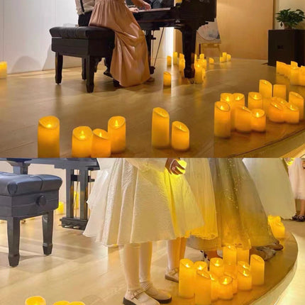 1 pcs Flameless LED Candle Warm glowing decorative electric