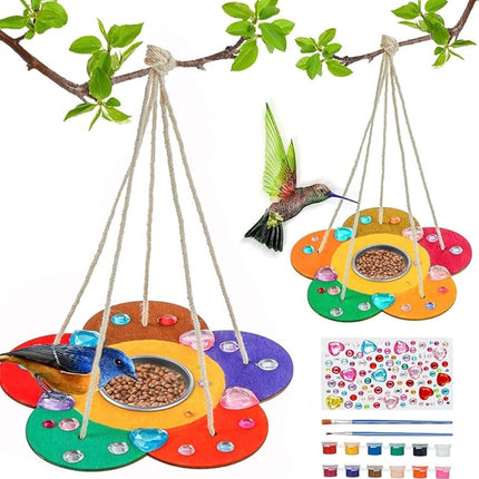 وحدة تغذية الطيور المعلقة DIY