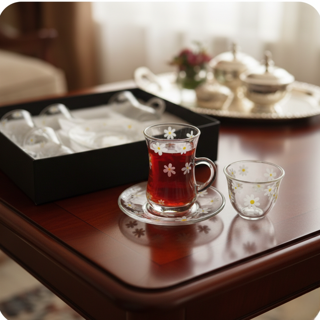 Floral teaset