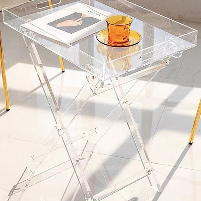 Acrylic folded table
