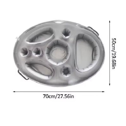 Pool summer inflatable snacks tray
