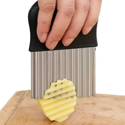 قطاعه الخضار والفواكه بشكل متعرج 