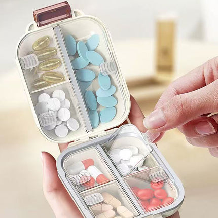 7 Grids Weekly Portable Travel Pill Cases Box