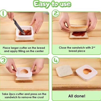 قاطع قالب الساندويتش