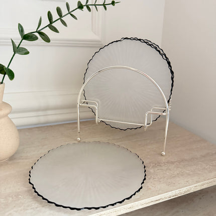 High quality sweet plate with stand