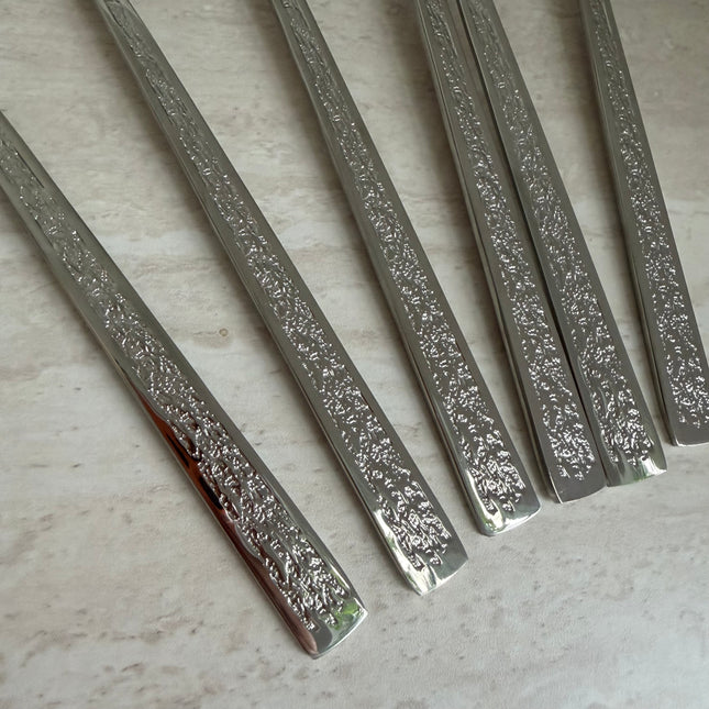 6 ملاعق طعام من الفولاذ المقاوم للصدأ