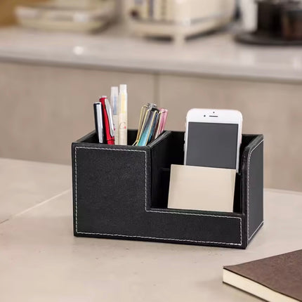 حامل أقلام مكتبي متعدد الوظائف