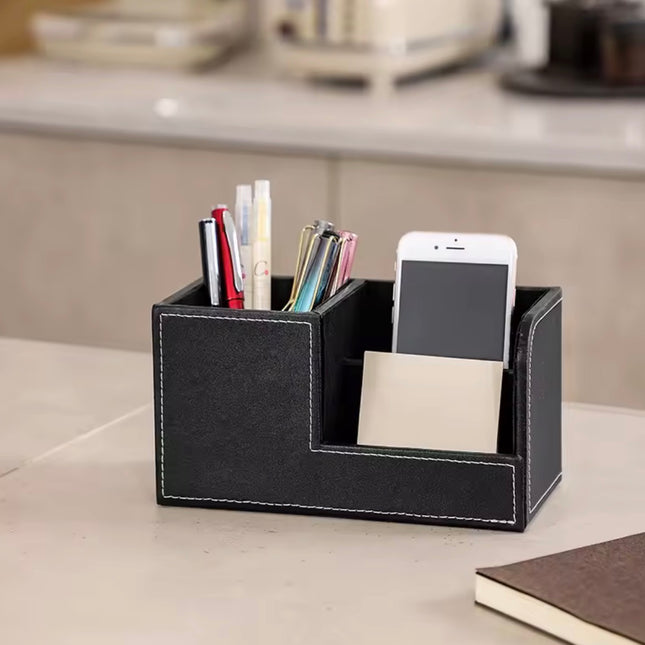 حامل أقلام مكتبي متعدد الوظائف