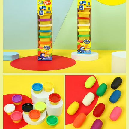 10pcs colors play dough