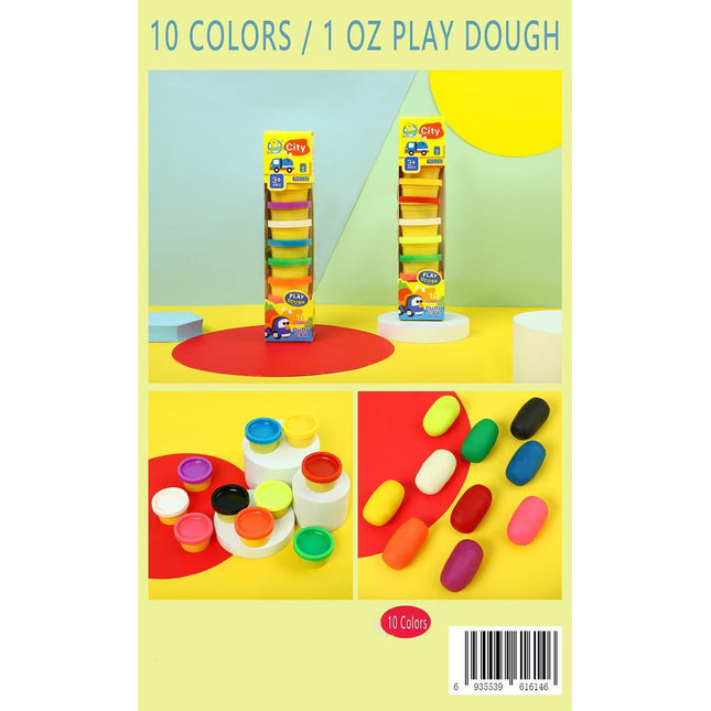 10pcs colors play dough