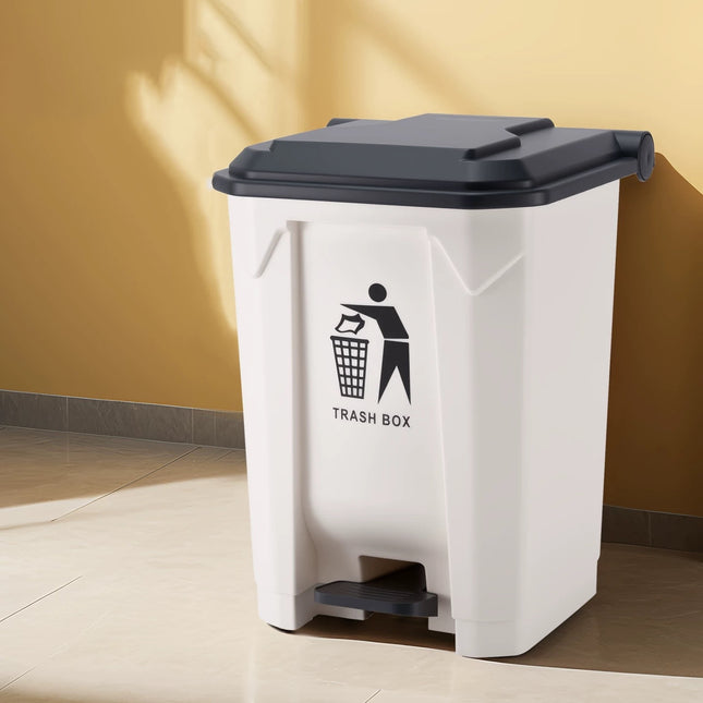 50L trash can foot operated