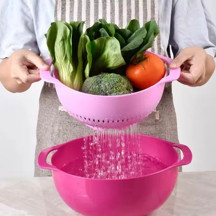 مجموعة أوعية خلط بلاستيكية مكونة من 10 قطع