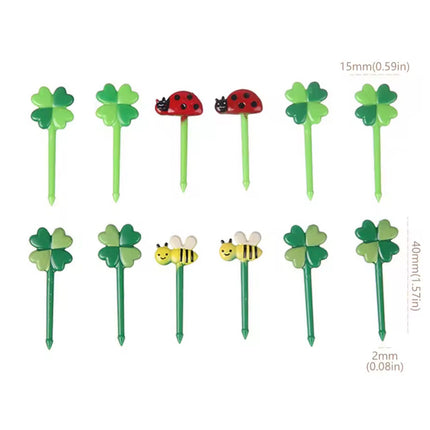 12Pcs Kids Fruit Picks
