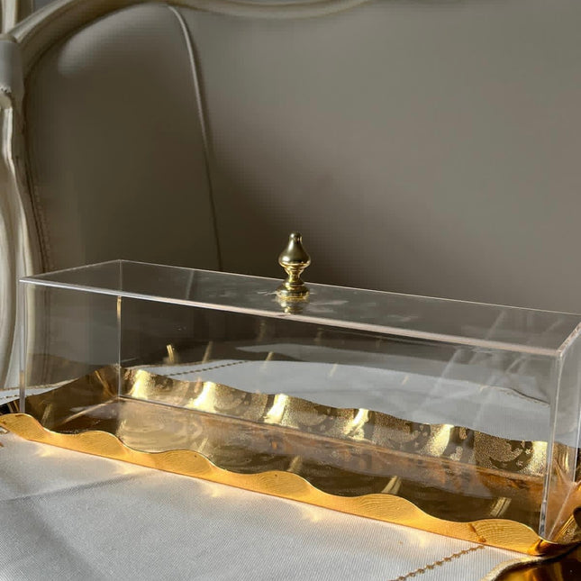 Elegant metal display box