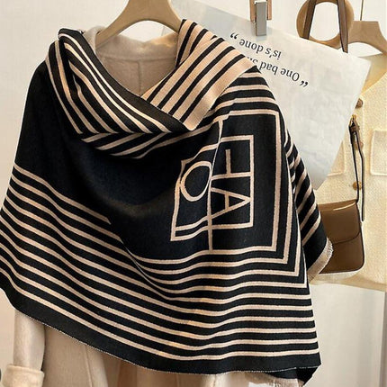 Thickened Warm Shoulder Wrap Scarf shawl