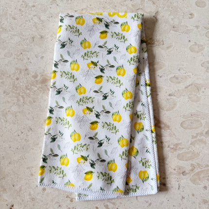 منشفة قطنية بنكهة الليمون، قطعة واحدة، مقاس 48 × 29 سم