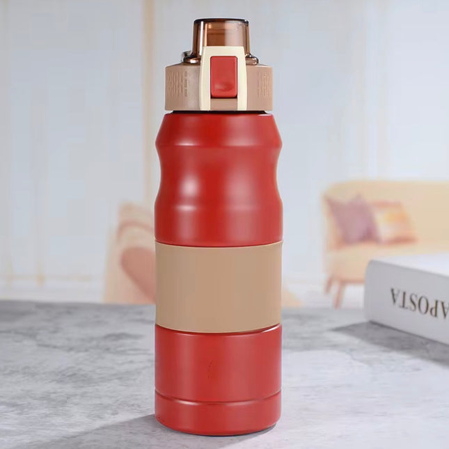 Portable  380 ml Vacuum Flask Stainless Steel 304 Anti-fall Sport bottle