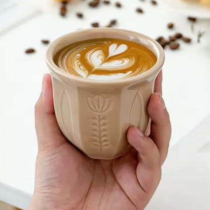 1PC/180 ml Arabic Style Tulip Ceramic Mug