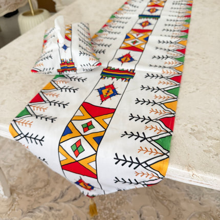Ramadan runner and tissue cover