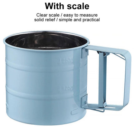 Flour sifter for baking cakes