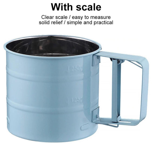 Flour sifter for baking cakes