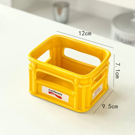 سلة وجبات خفيفة سيراميكية إبداعية