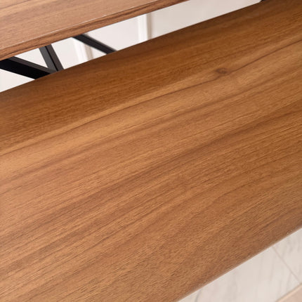 Wooden double table