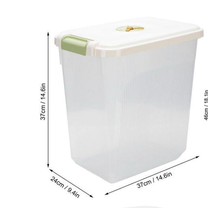 barrel bucket rice flour storage container