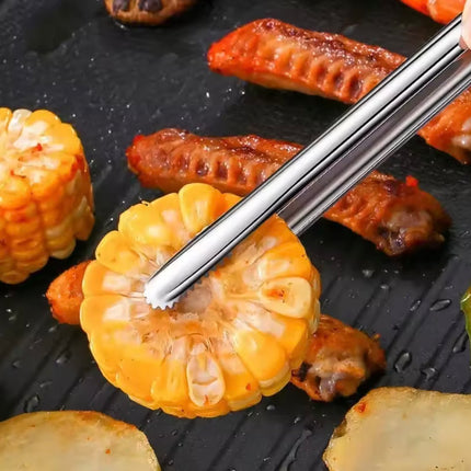 ملقط طعام من الفولاذ المقاوم للصدأ