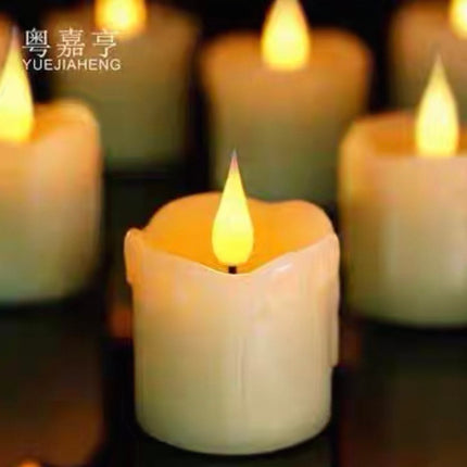1 pcs Flameless LED Candle Warm glowing decorative electric