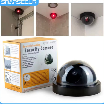 كاميرا أمنية لاسلكية سوداء وهمية