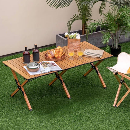 Outdoor Folding Table Camping Table Portable Table for Picnic Camping Travel BBQ with Carrying Bag